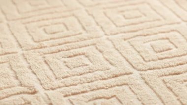 closeup loopable background of beige soft cotton towel