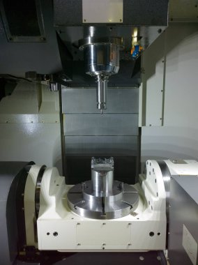 Beş eksenli Bilgisayar Sayısal Kontrol Cnc makinesi hisse değişimini bekliyor