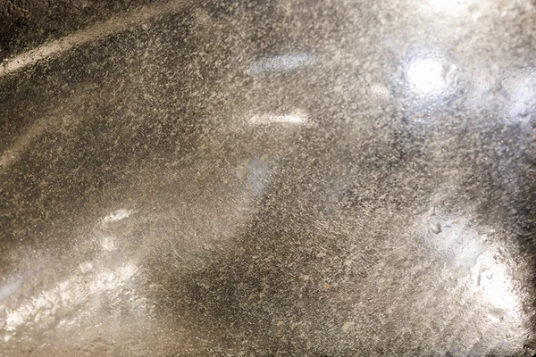 Old cracked transparent plastic car headlight — Stock Fotó