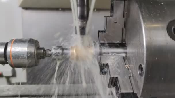 End Process Brass Metal Cnc Axis Circular End Milling Operation — Wideo stockowe