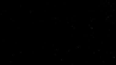 domestic dust particles flying in the air on black backgroundm unadorned real-life footage
