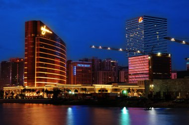 Casinos in Macau clipart