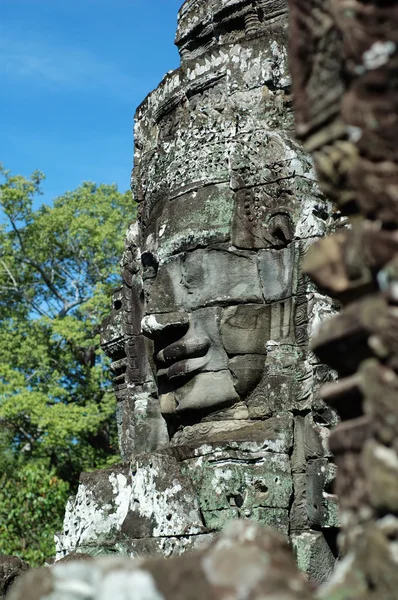 Angkor yüz — Stok fotoğraf