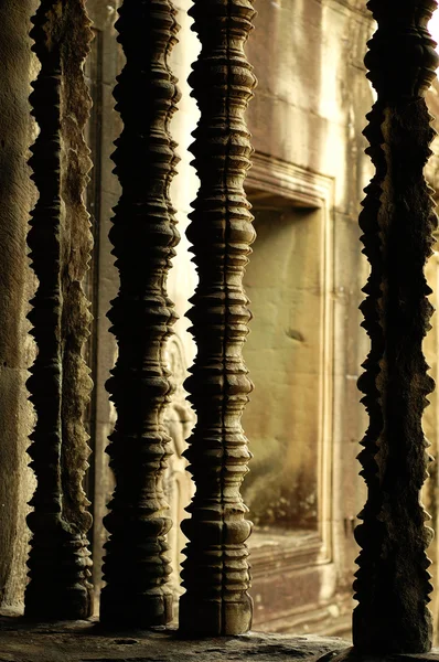 Window decor in buddhist temple — Stock Photo, Image