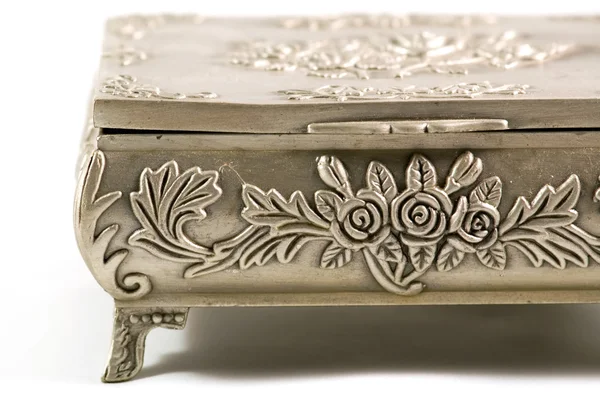 Silver casket — Stock Photo, Image