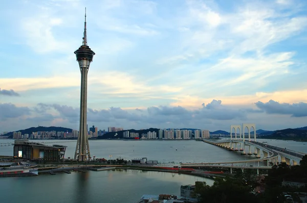 Panorama över macau staden — Stockfoto