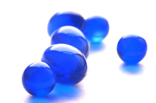 Abstrakt piller i blå färg — Stockfoto