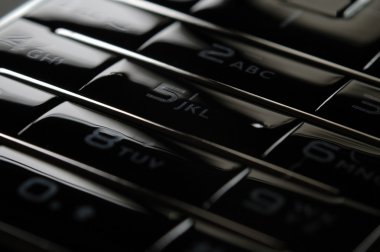 yukarıya atış karanlık ortam altında telefon tuş takımı Kapat