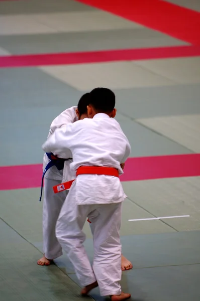 Bambini di karate — Foto Stock