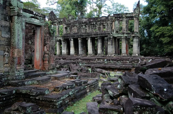 Tempio della rovina ad Angkor Wat, Cambogia — Foto Stock