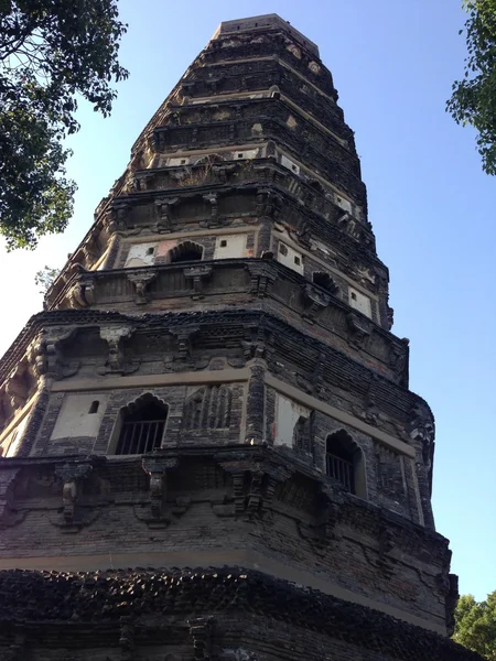 La pagoda, Huqiu, Suzhou, Cina — Foto Stock