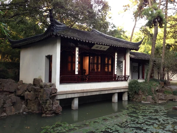 Antyczny architektura orientalne w suzhou — Zdjęcie stockowe