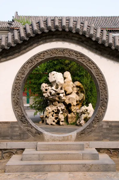 Cercle entrée du jardin chinois — Photo