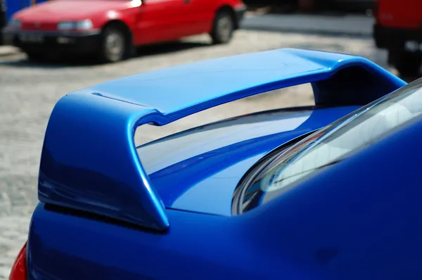 The rear part of a sportive car — Stock Photo, Image