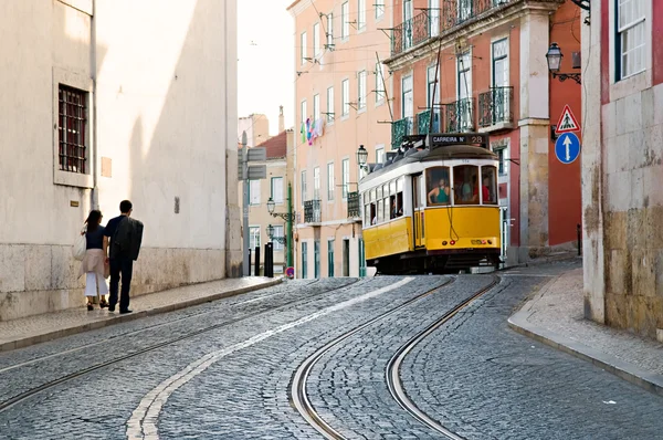 Tram a Lisbona — Foto Stock