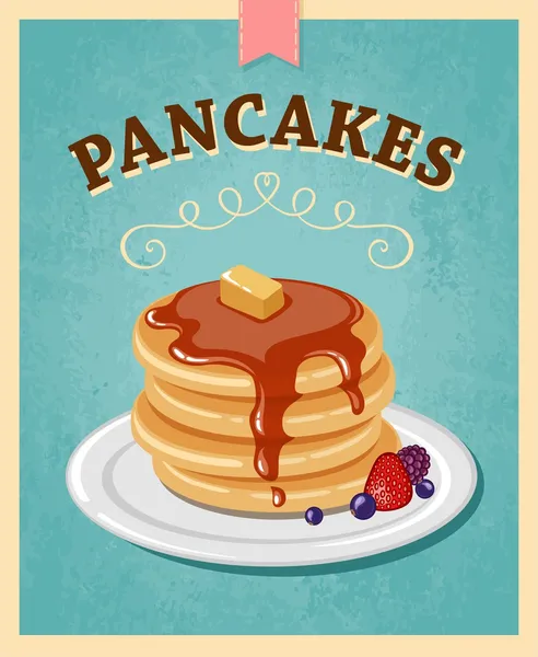 Pancakes — Stock Vector