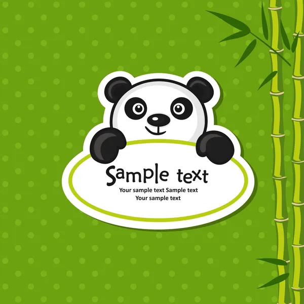 Panda — Stock Vector