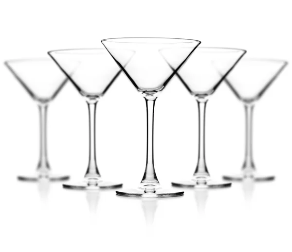 Tomma glas cocktail — Stockfoto