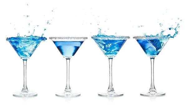 Blue curacao cocktail — Stock Photo, Image