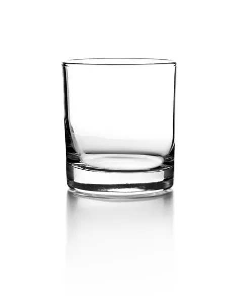 Bicchiere vuoto per whisky — Foto Stock