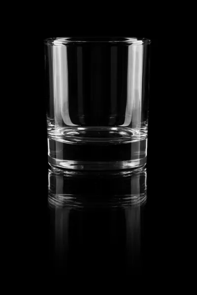 Bicchiere vuoto per whisky — Foto Stock