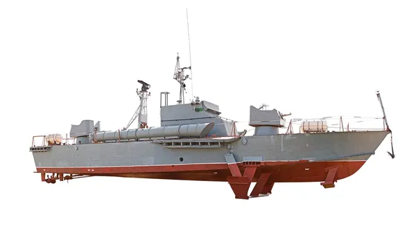 Régi katonai hajó — Stock Fotó