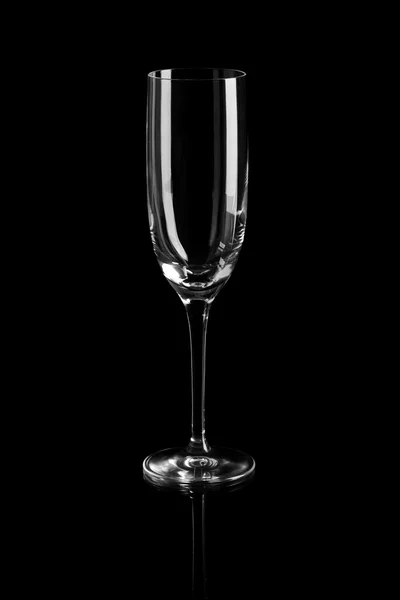 Leeg champagneglas — Stockfoto