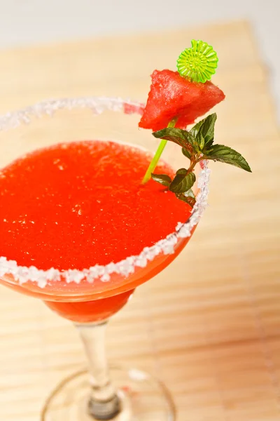 Watermeloen martini drankje — Stockfoto