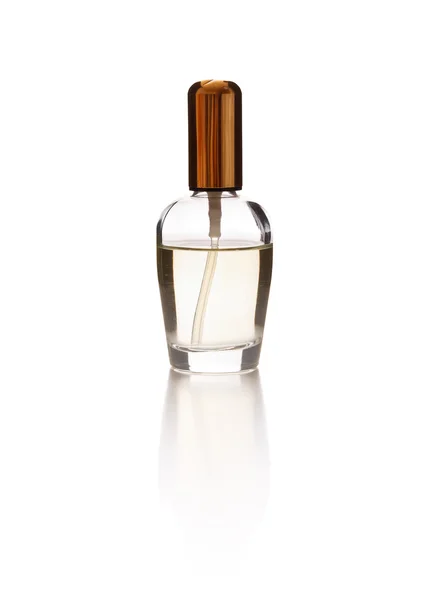 Şeffaf parfüm şişesi — Stok fotoğraf
