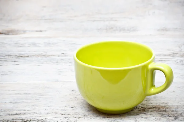 Yeşil kahve fincanı — Stok fotoğraf