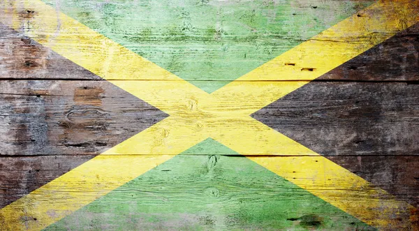 Flagge Jamaikas — Stockfoto