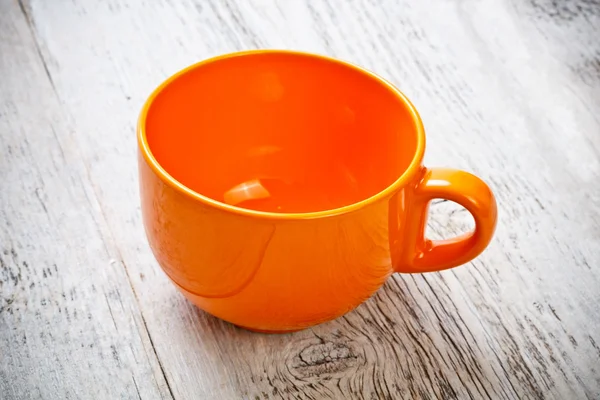 Orange Kaffeetasse — Stockfoto