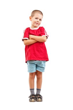 kollarını çapraz çocuk