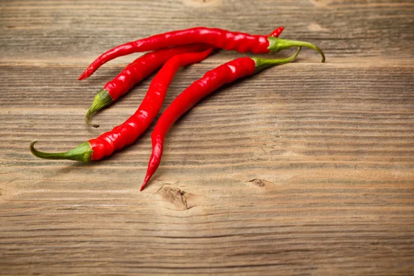 Rode hete chili pepers — Stockfoto