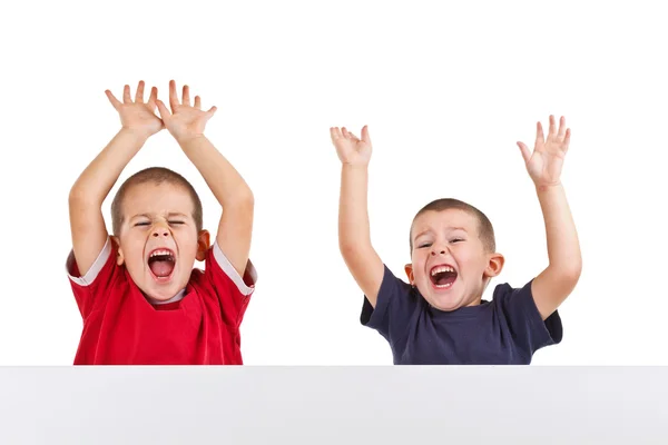 Meninos felizes — Fotografia de Stock