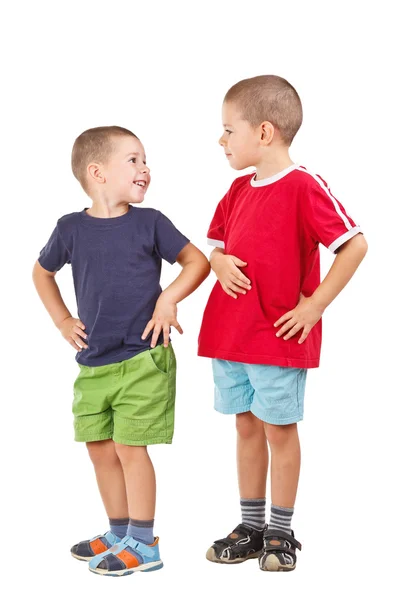 Two funny brothers — Stock Photo, Image