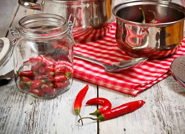 Pimentos de malagueta — Fotografia de Stock