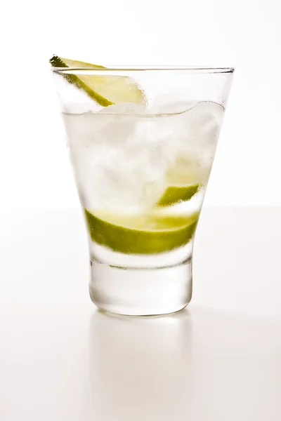 Vodka, lime — Stock Fotó