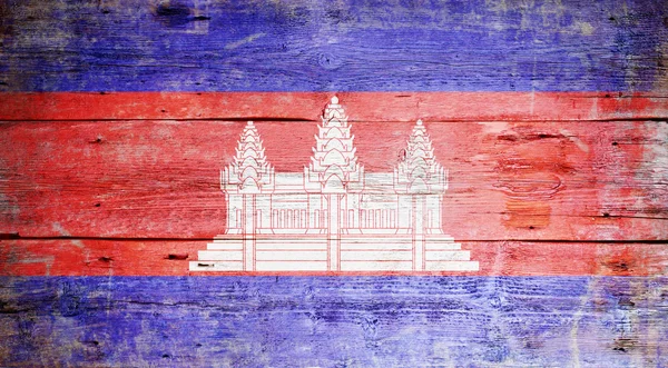 Bandeira do Camboja — Fotografia de Stock