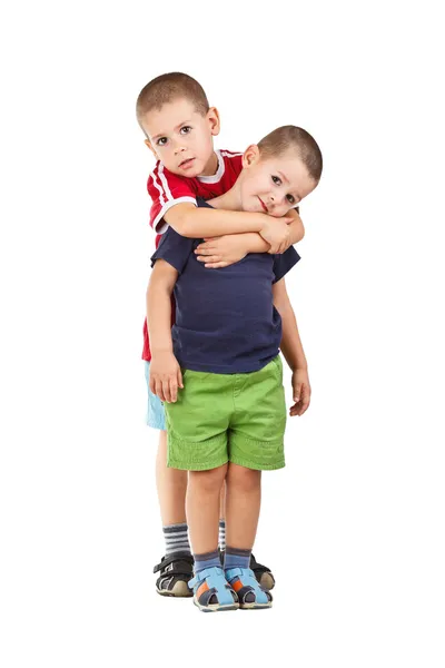 Retrato de dois meninos Imagem De Stock