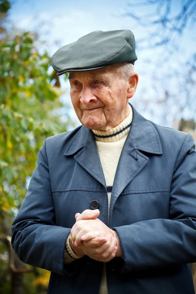 Oude man portret — Stockfoto