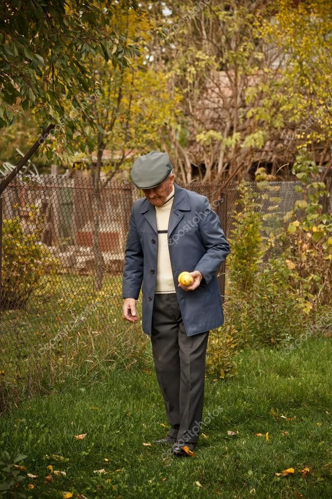 Old Man Walking Stock Photo Image By C Grafvision