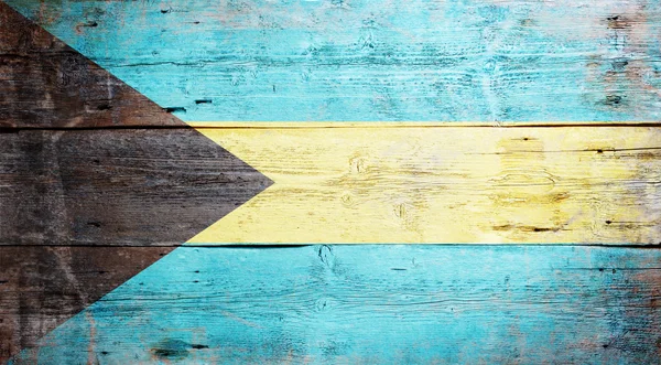 巴哈马的旗子 — 图库照片