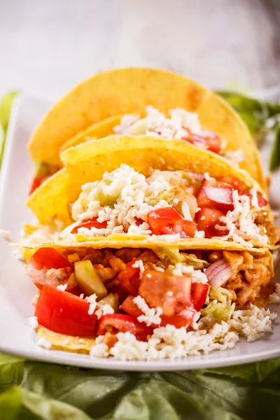 Kuřecí tacos — Stock fotografie