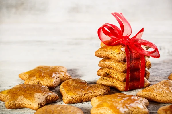 Christmas gingerbread cookies — Stock Photo, Image