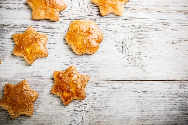 Biscotti di pan di zenzero di Natale — Foto Stock