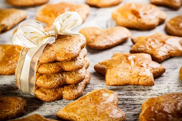 Biscotti di pan di zenzero di Natale — Foto Stock