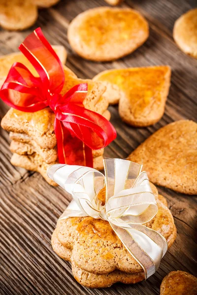 Biscotti fatti a mano di pan di zenzero — Foto Stock