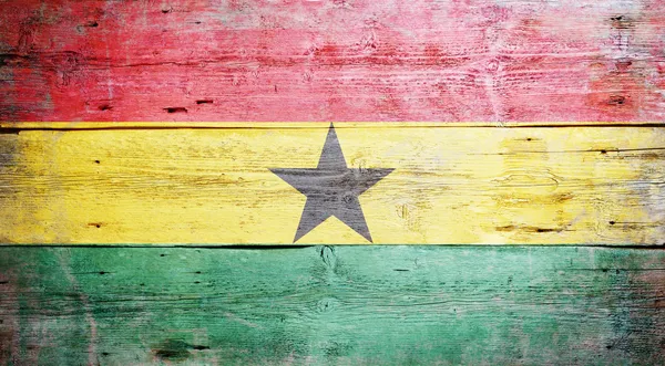 Flagga ghana — Stockfoto