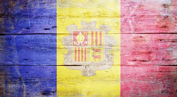 Vlag van andorra — Stockfoto